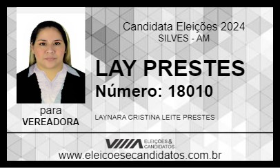 Candidato LAY PRESTES 2024 - SILVES - Eleições