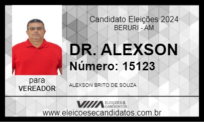 Candidato DR. ALEXSON 2024 - BERURI - Eleições