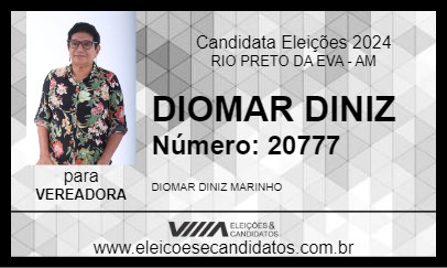 Candidato DIOMAR DINIZ 2024 - RIO PRETO DA EVA - Eleições