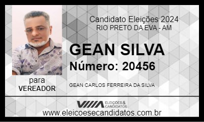 Candidato GEAN SILVA 2024 - RIO PRETO DA EVA - Eleições