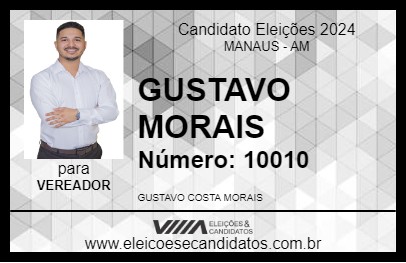 Candidato GUSTAVO MORAIS 2024 - MANAUS - Eleições