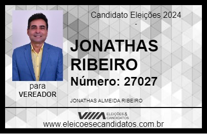 Candidato JONATHAS RIBEIRO 2024 - MANAUS - Eleições