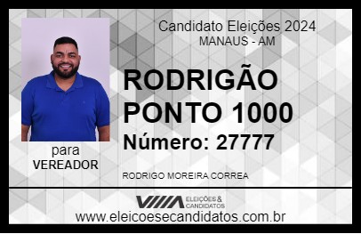 Candidato RODRIGÃO MOREIRA 2024 - MANAUS - Eleições