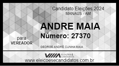 Candidato ANDRE MAIA 2024 - MANAUS - Eleições