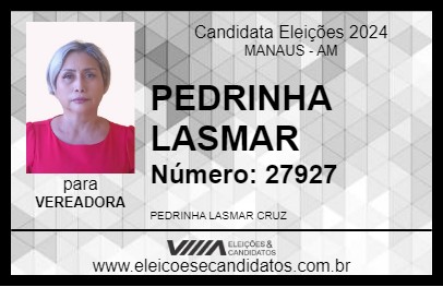 Candidato PEDRINHA LASMAR 2024 - MANAUS - Eleições