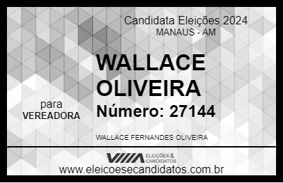 Candidato WALLACE OLIVEIRA 2024 - MANAUS - Eleições