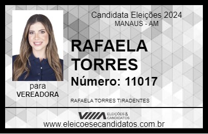 Candidato RAFAELA TORRES 2024 - MANAUS - Eleições