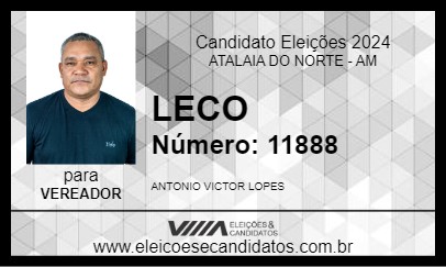 Candidato LECO 2024 - ATALAIA DO NORTE - Eleições