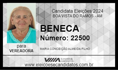 Candidato BENECA 2024 - BOA VISTA DO RAMOS - Eleições