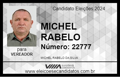 Candidato MICHEL RABELO 2024 - BOA VISTA DO RAMOS - Eleições