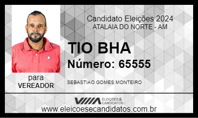 Candidato TIO BHA 2024 - ATALAIA DO NORTE - Eleições