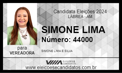 Candidato SIMONE LIMA 2024 - LÁBREA - Eleições