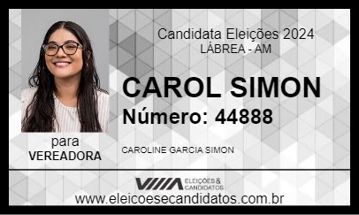 Candidato CAROL SIMON  2024 - LÁBREA - Eleições