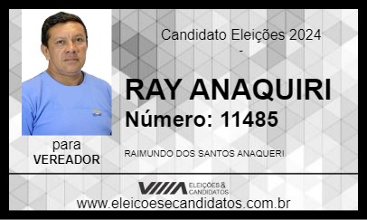 Candidato RAY ANAQUIRI 2024 - TEFÉ - Eleições