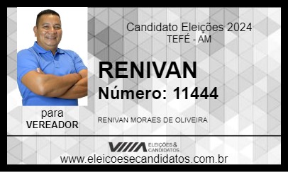 Candidato RENIVAN 2024 - TEFÉ - Eleições