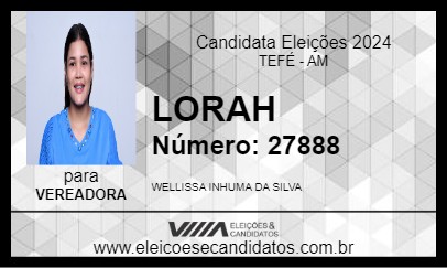 Candidato LORAH 2024 - TEFÉ - Eleições