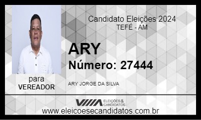 Candidato ARY 2024 - TEFÉ - Eleições