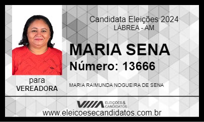 Candidato MARIA SENA 2024 - LÁBREA - Eleições