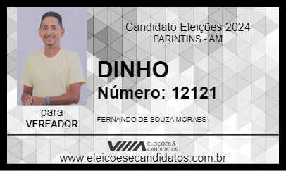 Candidato DINHO 2024 - PARINTINS - Eleições