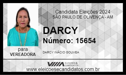 Candidato DARCY 2024 - SÃO PAULO DE OLIVENÇA - Eleições