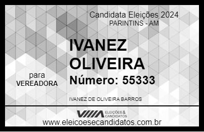 Candidato IVANEZ OLIVEIRA 2024 - PARINTINS - Eleições