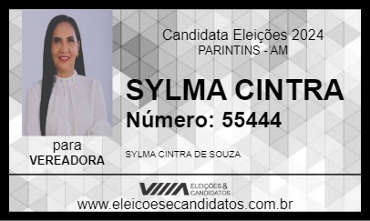 Candidato SYLMA CINTRA 2024 - PARINTINS - Eleições