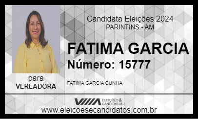 Candidato FATIMA GARCIA 2024 - PARINTINS - Eleições