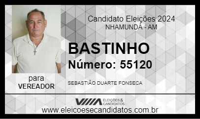 Candidato BASTINHO 2024 - NHAMUNDÁ - Eleições