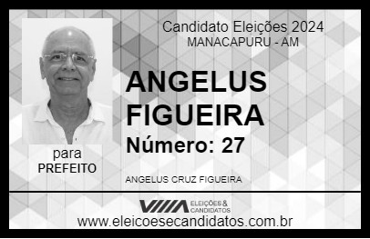 Candidato ANGELUS FIGUEIRA 2024 - MANACAPURU - Eleições