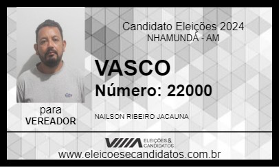 Candidato VASCO 2024 - NHAMUNDÁ - Eleições