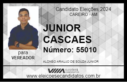 Candidato JUNIOR CASCAES 2024 - CAREIRO - Eleições