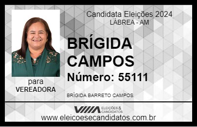 Candidato BRÍGIDA CAMPOS 2024 - LÁBREA - Eleições