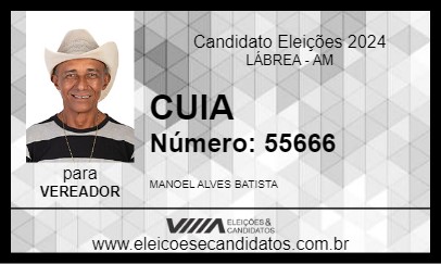 Candidato CUIA 2024 - LÁBREA - Eleições