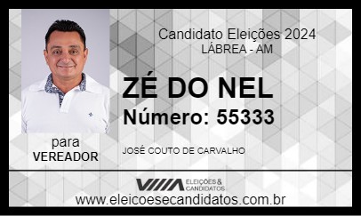 Candidato ZÉ DO NEL   2024 - LÁBREA - Eleições