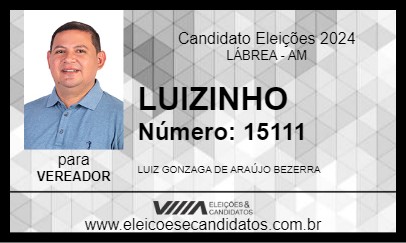 Candidato LUIZINHO 2024 - LÁBREA - Eleições