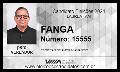 Candidato FANGA 2024 - LÁBREA - Eleições