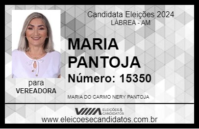 Candidato MARIA PANTOJA 2024 - LÁBREA - Eleições