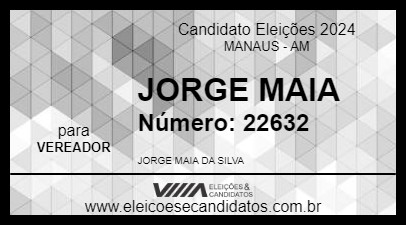 Candidato JORGE MAIA 2024 - MANAUS - Eleições