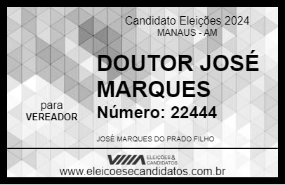 Candidato DOUTOR JOSÉ MARQUES 2024 - MANAUS - Eleições