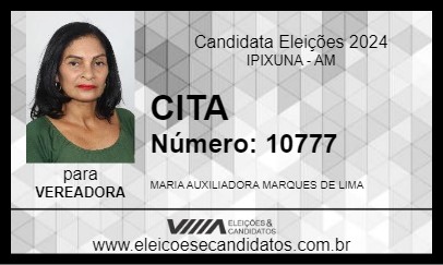 Candidato CITA 2024 - IPIXUNA - Eleições