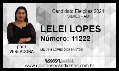 Candidato LELEI LOPES 2024 - SILVES - Eleições