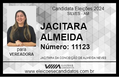 Candidato JACITARA ALMEIDA 2024 - SILVES - Eleições