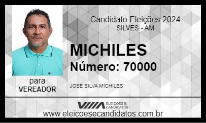 Candidato MICHILES 2024 - SILVES - Eleições