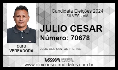 Candidato JULIO CESAR 2024 - SILVES - Eleições