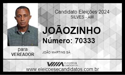 Candidato JOÃOZINHO 2024 - SILVES - Eleições