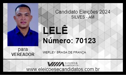 Candidato LELÊ 2024 - SILVES - Eleições