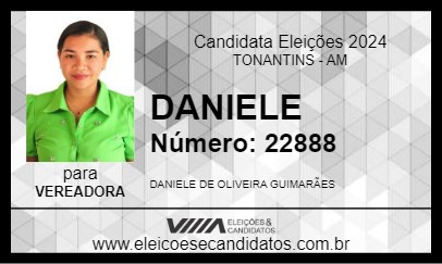 Candidato DANIELE 2024 - TONANTINS - Eleições