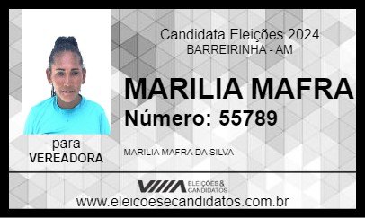 Candidato MARILIA MAFRA 2024 - BARREIRINHA - Eleições