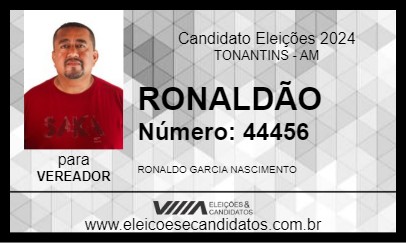 Candidato RONALDÃO 2024 - TONANTINS - Eleições