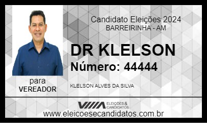 Candidato DR KLELSON 2024 - BARREIRINHA - Eleições